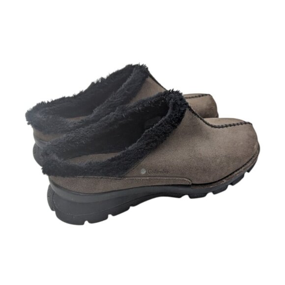 Columbia Cortina Women's 9.5 Brown Suede Clog Mule Loafers - Picture 5 of 9